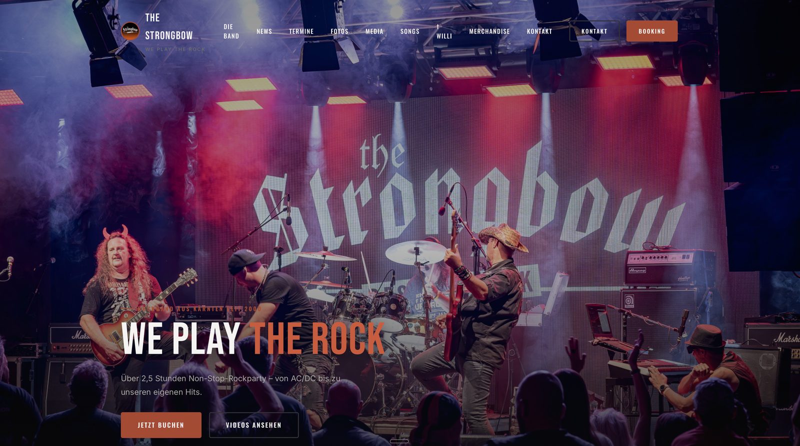 Website-Vorschau The Strongbow
